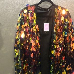 Pretty Little Thing Sequined Kimono